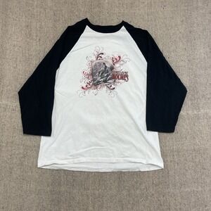 vintage Sherlock Holmes shirt mens medium White 1990s 3/4 sleeves